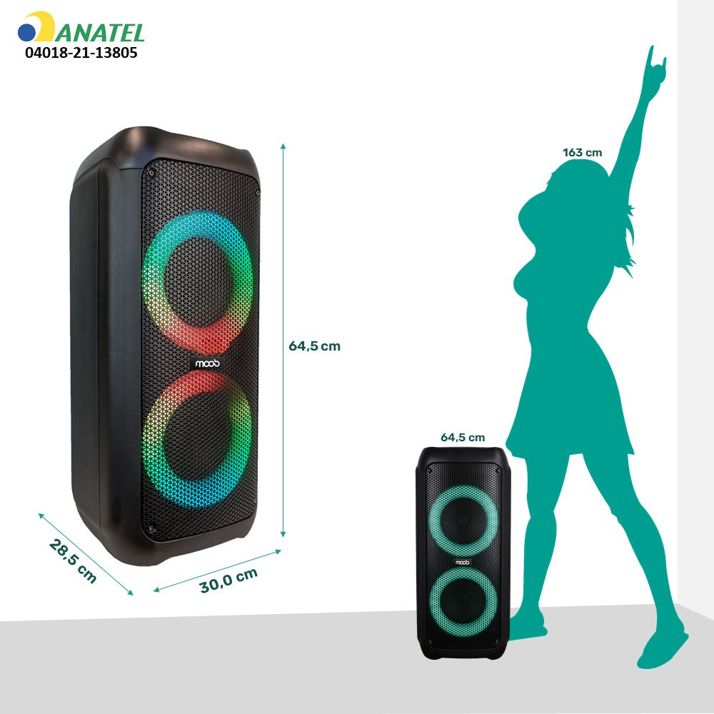 Coluna Amplificada Moob Urban