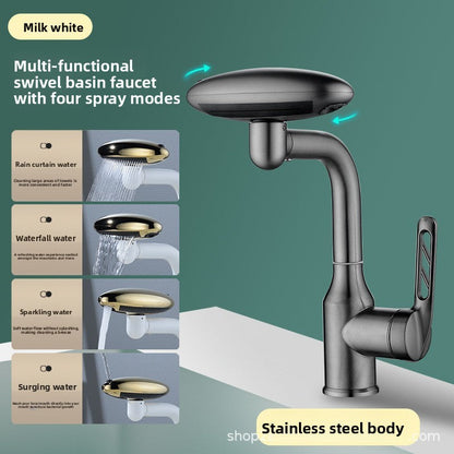 Universal Four-Stage Bathroom Washbasin Faucet