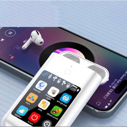 Bluetooth Headphones with Touch Screen and Powerbank ONLIKE - BLACK