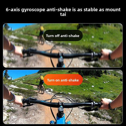 5K HD Anti-Shake Action Camera for Cycling and Vlogging