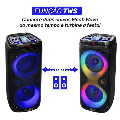 Coluna Amplificada Moob Wave