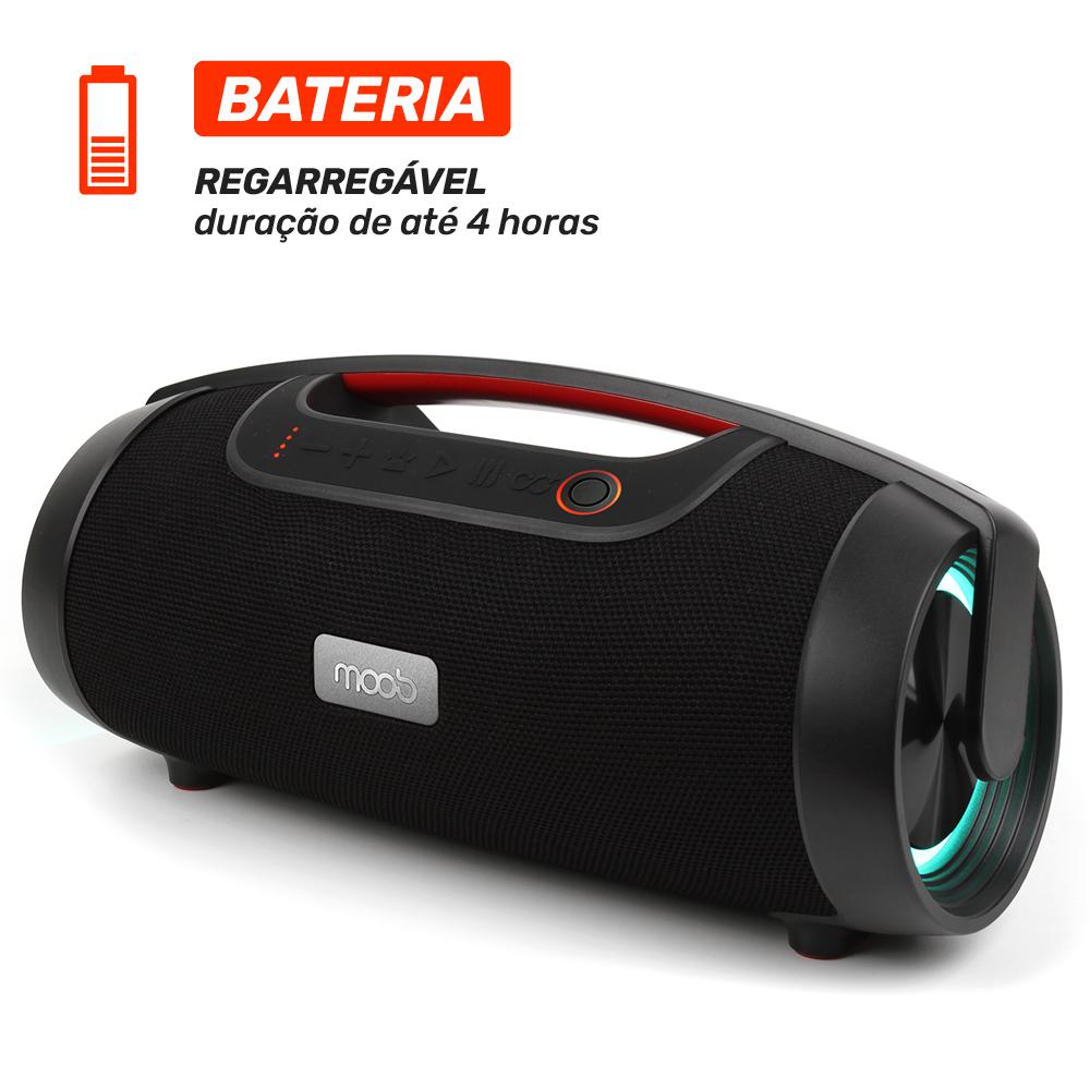 Coluna Bluetooth Portátil Moob Live