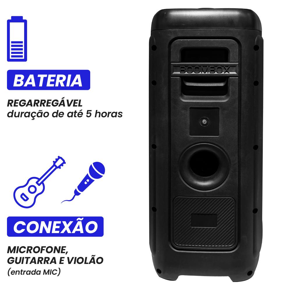 Coluna Amplificada Moob Wave