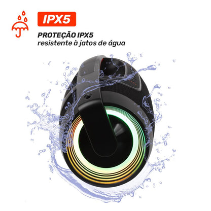 Coluna Bluetooth Portátil Moob Live