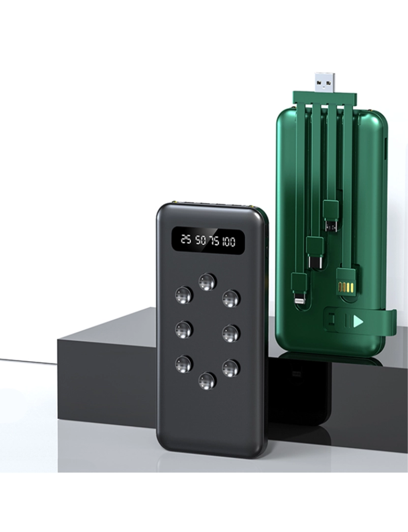 Power Bank with Suction Cups 10,000mAh