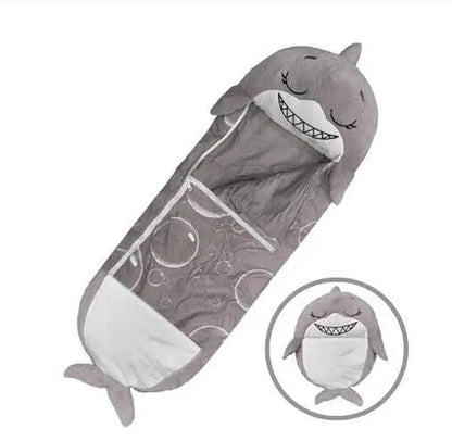 Children's Plush Sleeping Bag - Shark