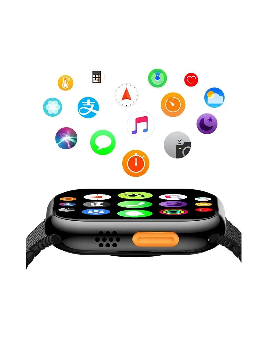 Smartwatch Z81 ProMax Black - with 2 straps (Black and White)